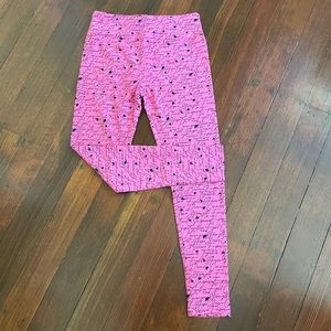 LuLaRoe Breast Cancer Leggings